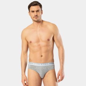 Cacharel 1311 Gri Likralı Bantlı Erkek Slip Külot