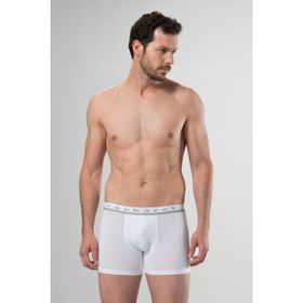 Cacharel 1315 Beyaz L Uzun Paçalı Torbalı Bel Lastikli Erkek Boxer