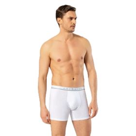 Cacharel 1315 Beyaz S Uzun Paçalı Torbalı Bel Lastikli Erkek Boxer