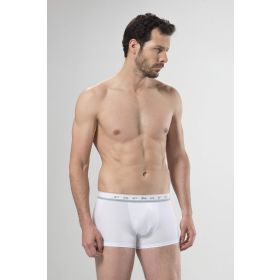 Cacharel 1317 Beyaz XL Kısa Paçalı Düşük Bel Lastikli Erkek Boxer