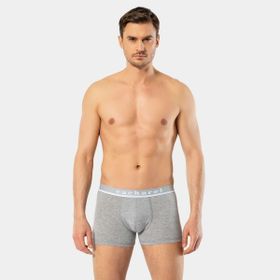 Cacharel 1317 Gri M Kısa Paçalı Düşük Bel Lastikli Erkek Boxer