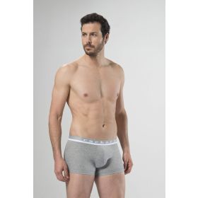 Cacharel 1317 Gri M Kısa Paçalı Düşük Bel Lastikli Erkek Boxer