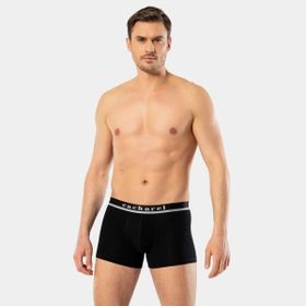 Cacharel 1317 Siyah M Kısa Paçalı Düşük Bel Lastikli Erkek Boxer
