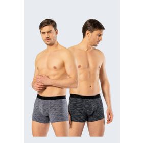 Cacharel 1324 2'li Inkjet Melanj Boxer