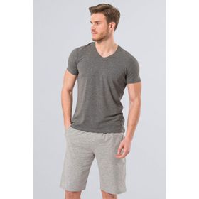 Cacharel 1332 Antrasit Erkek T-shirt