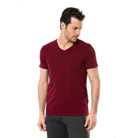 Cacharel 1332 Bordo Erkek T-shirt