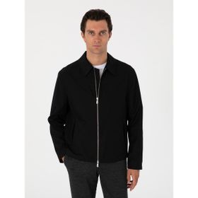 Cacharel 50299976-VR046 Erkek Siyah Mont