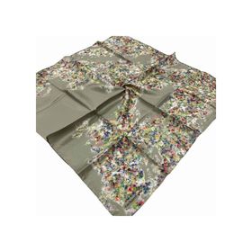 Cacharel 8308313-952 Soft Yeşil Dijital Desen Tivil İpek Eşarp