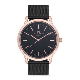 Cacharel Siyah Classic Erkek Kol Saati