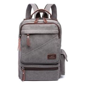 Cactive CTV1261 Kanvas Gri Kumaş Unisex Sırt Çantası