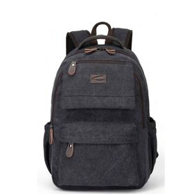 Cactive CTV1315 Kanvas Siyah Unisex Sırt Çantası