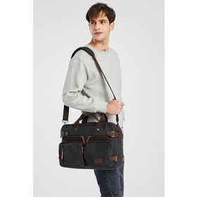 Cactive CTVYB1278-0001 Siyah Unisex Evrak ve Sırt Çantası
