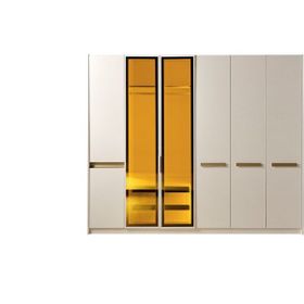 CaddeYıldız Hennes 6 Kapılı New Reflekte Ekru Gardrop