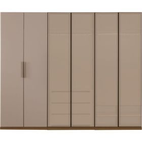 CaddeYıldız Losi 6 Kapaklı Krem Gardrop