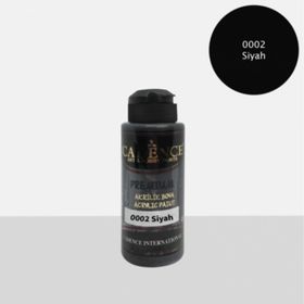Cadence 0002 Premium Siyah 120 ML Akrilik Boya