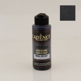 Cadence 0002 Premium Siyah 120 ML Akrilik Boya