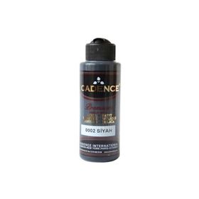 Cadence 0002 Premium Siyah 120 ML Akrilik Boya