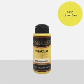 Cadence 0755 500 ml Limon Sarı Premium Akrilik