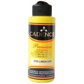 Cadence 0755 500 ml Limon Sarı Premium Akrilik
