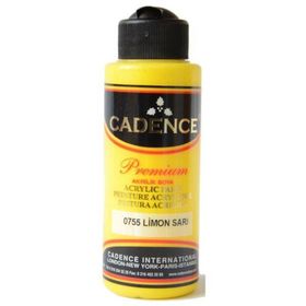 Cadence 0755 500 ml Limon Sarı Premium Akrilik