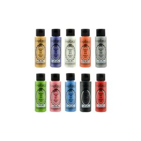 Cadence 10 Renk 70 ml Metalik Boya Seti