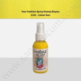 Cadence 100 ml 1101 Limon Sarı Your Fashion Sprey Kumaş Boyası
