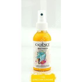 Cadence 100 ml 1102 Güneş Sarı Your Fashion Sprey Kumaş Boyası