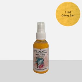 Cadence 100 ml 1102 Güneş Sarı Your Fashion Sprey Kumaş Boyası