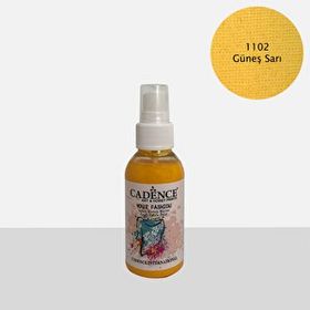 Cadence 100 ml 1102 Güneş Sarı Your Fashion Sprey Kumaş Boyası