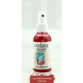 Cadence 100 ml 1106 Crimson Kırmızı Your Fashion Sprey Kumaş Boyası