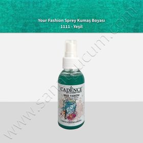 Cadence 100 ml 1111 Yeşil Your Fashion Sprey Kumaş Boyası