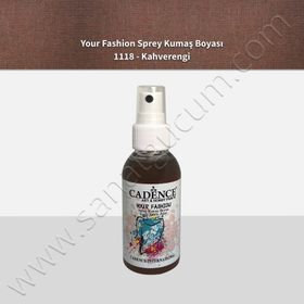 Cadence 100 ml 1118 Kahverengi Your Fashion Sprey Kumaş Boyası