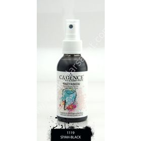 Cadence 100 ml 1119 Siyah Your Fashion Sprey Kumaş Boyası