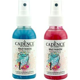 Cadence 100 ml 2'li Siyah Sprey Kumaş Boyası