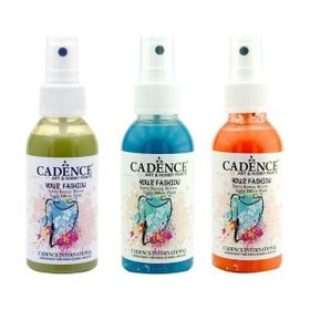 Cadence 100 ml 3'lü Sprey Kumaş Boyası