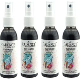 Cadence 100 ml 4'lü Siyah Sprey Kumaş Boyası