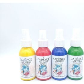 Cadence 100 ml 4'lü Siyah Sprey Kumaş Boyası