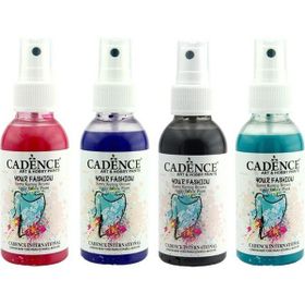 Cadence 100 ml 4'lü Siyah Sprey Kumaş Boyası
