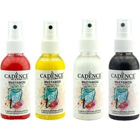 Cadence 100 ml 4'lü Siyah Sprey Kumaş Boyası