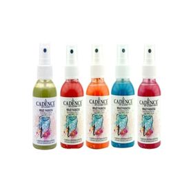 Cadence 100 ml 5'li Siyah Sprey Kumaş Boyası