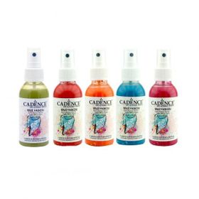 Cadence 100 ml 5'li Siyah Sprey Kumaş Boyası