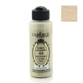 Cadence 107 Platin 120 ml Su Bazlı Yaldız Boya