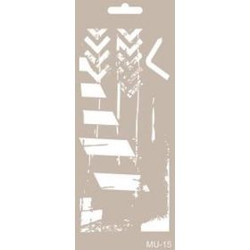 Cadence 10x20 cm MU-15 Mix Media Stencil