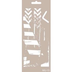 Cadence 10x20 cm MU-15 Mix Media Stencil