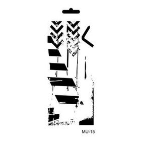 Cadence 10x20 cm MU-15 Mix Media Stencil