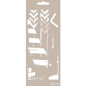 Cadence 10x20 cm MU-15 Mix Media Stencil