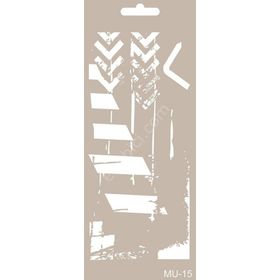 Cadence 10x20 cm MU-15 Mix Media Stencil