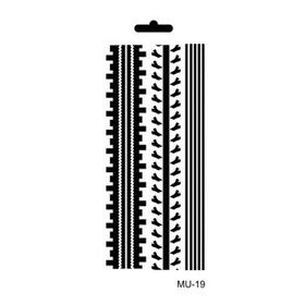 Cadence 10x20 cm MU-19 Mix Media Stencil