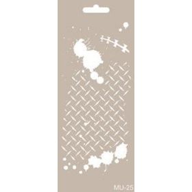 Cadence 10x20 cm MU-25 Mix Media Stencil