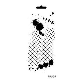 Cadence 10x20 cm MU-25 Mix Media Stencil